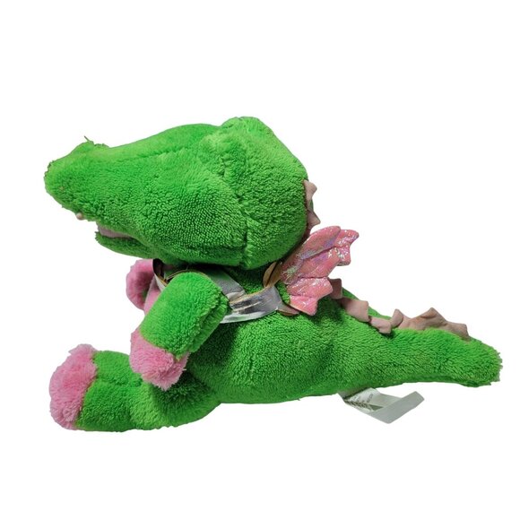 Hallmark Valentines Day Alligator 11 inch Plush Wings Cupid Stuffed Animal Toy - Picture 4 of 7